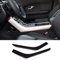 DIYUCAR ABS-Kunststoff-Mittelkonsole Schaltung Seitendekorationsleiste für Land Rover Range Rover Evoque 2012–2018 (mattschwarz)