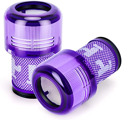 V12 Filtros para Dyson, 2 piezas de repuesto para aspiradora Hepa para filtro absoluto delgado Dyson V12, para aspiradora Dyson V12 Absolute Total Clean/Extra/Fluffy