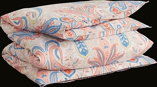 GANT Key West Paisley Bettdeckenbezug einzeln Farbe Guava Orange Größe 135x200