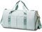 Sporttaschen für Damen und Herren, Reisetasche und Handtaschen - mit Schuhfach und Nassfach - Travel Bag für Sport, Fitnessstudio, Duffle Bag für Wochenendreisen (Hell-grün)