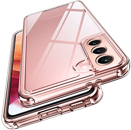 ivoler Anti-Jaunissement HD Clair Coque pour Samsung Galaxy S21 5G, [Protection Caméra] Mince Transparent Étui de Protection en Silicone Antichoc, Rigide PC Bumper Housse