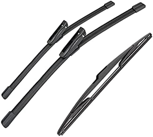 Scheibenwischerblätter vorne hinten Wischerblätter Bürsten für Renault Clio 3 III Schrägheck 2005–2012 Wischerblatt-Set