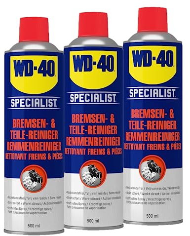 WD-40 Specialist Bremsen- und Teilereiniger, 3x500 ml