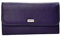 Portefeuille Femme Compagnon Tout-en-Un - Porte chéquier - Stylo – Monnaie – Cartes Documents -Eléphant d’Or Mauve