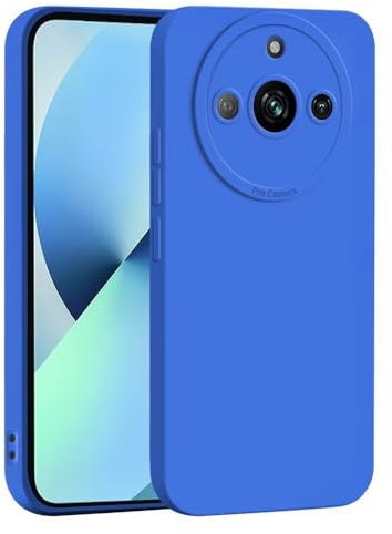 JIAFEI Funda Protectora para Realme 11 Pro Plus/Realme 11 Pro: Delgada, Liviana y Resistente a Golpes, de Silicona Suave TPU Protector Carcasa - Azul Oscuro