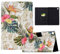 Coque pour iPad 9ème Génération 2021 10.2 / 8ème 2020 / 7ème 2019, Multi-Angle Support Etui à Rabat Housse de Protection Motif de Couleur avec Veille/Réveil Auto pour iPad 10,2, Ananas