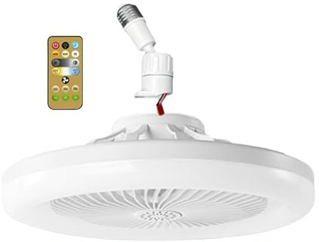 Uhngw Light up Ceiling Fan,Dimmable Ceiling Fans with Lights and Remote - 3 Wind Speeds LED Fan Light for Bedroom, Kids Room and Living Room