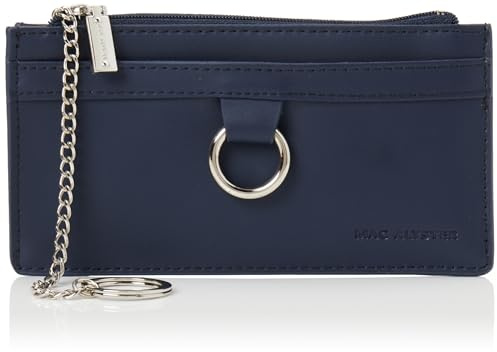 MAC ALYSTER Porte Monnaie/Clef - 1 CC Marine - Taille Unique pour Femme, Marine, Taille Unique, Décontracté