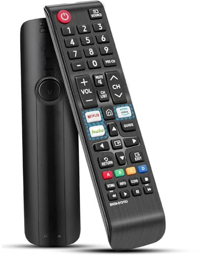 OOBRAN Universal Samsung Remote Control, Replacement Remote for all Samsung Smart TV LCD LED UHD QLED 4K HDR TVs with Netflix, Prime Video, Hulu Rakute Channel Button