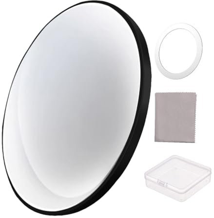 Espejo magnético para selfies, espejo magnético para teléfono, pantalla Vlog de 2,2 pulgadas para transmisión en directo y creación de contenido, espejo portátil de alta resolución para garantizar que