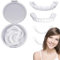 GGUFAY 1 Paires Dentier Provisoire, Facette Dentaire Cosmétique,Faux Dentier, Placages Fausses Dents Haut et Bas Temporaires,Faux Dentier Sourire Parfait, pour Hommes Femmes