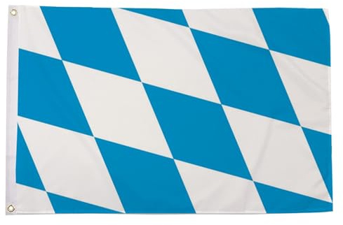 Bayern Flagge - Fahne Rauten 90cm x 150cm | Beste Qualität