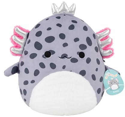 Squishmallows Original 12-Inch Avana the Grey Spotted Axolotl | Collectable Cute Plush Toy, Cuddly Toys for Children, Soft Toys, Cute Teddies Suitable for Girls and Boys Ages 3