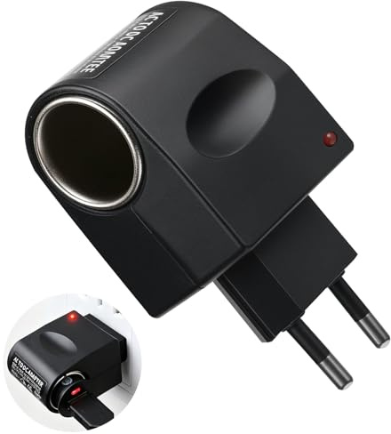 220V a 12V 500 mA Adaptador de Enchufe para Encendedor de Cigarrillos Convertidor de CA a CC de Corriente para Coche Adaptador Mechero de Alimentación Inversor Enchufe convertidor de Voltaje