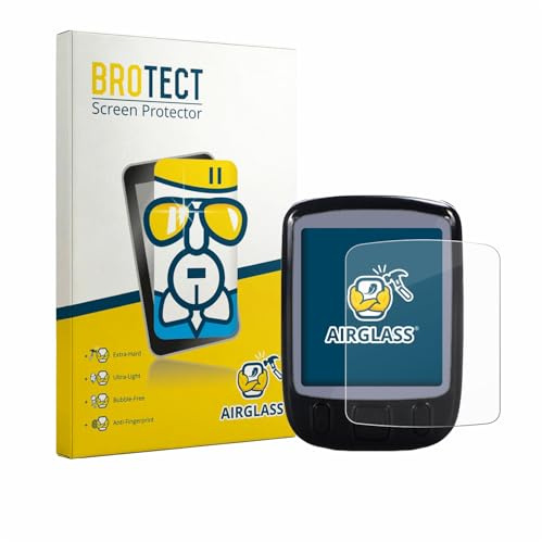 BROTECT Schutzglas für Fravsiu Bike Computer Schutzfolie Panzer Folie Glas Made in Germany [Extrem Kratzfest 9H, Anti-Fingerprint, Ultra-Transparent]