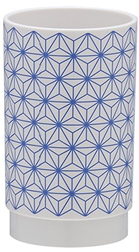 Sealskin Becher Triangles, blau, 6,9 x 6,9 x 11,4 cm