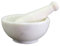 Kleo 15,2 cm de large (grande taille) Blanc naturel Pierre de marbre Mortier et pilon Ensemble comme à épices, Médecine Broyeur Pilon - Mortar Pestle Set