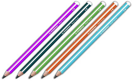 Bleistift - STABILO Trio dick in grün - Einzelstift - Härtegrad 2B