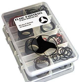 Flasc Paintball Milsig K Series Oring Kit mit 5 Rebuilds Farbcodiert