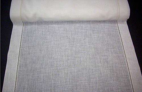 Tende A Pannello - Vendita A Metro - Larghezza Cm 35-40-45-50-60-65-70-75-80-85-90-100-120-TESSUTO Poliestere Effetto Lino (75 cm)