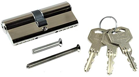 BKS Profilzylinder Helius WS42 mit Wendeschlüssel, incl. Bohrschutz und Pickingschutz, Baulänge: 40/45 mm mit Not und Gefahrenfunktion, incl. SN-TEC Montagematerial