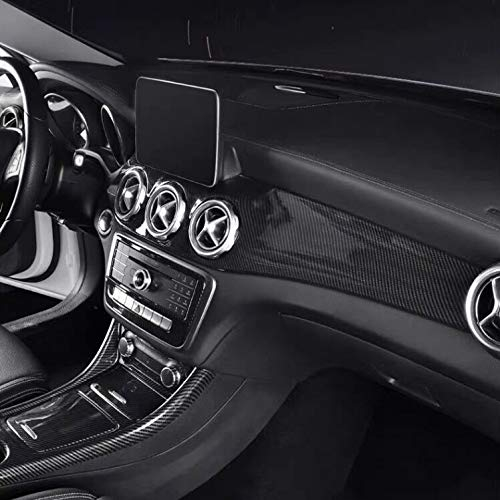 SHES Carbon Style ABS Auto Mittelkonsole Klimaanlage Panel Dekoration ABS Für GLA X156 CLA C117 2013-19