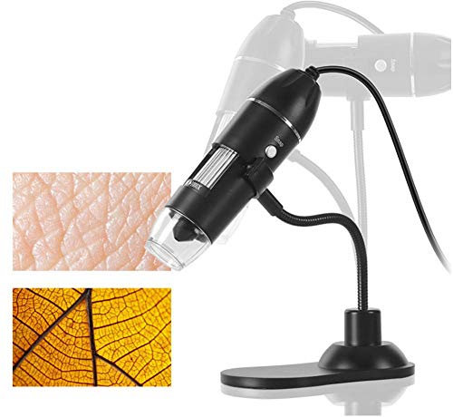 1000X tragbares digitales USB-Mikroskop mit eingebauten 8 LED-Fülllichtern und Halterung für industrielle Wartungstests/Identifizierung von Textilien/Schmuck