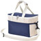 Isolierte Lunch-Tasche, Oxford-Stoff-Tasche, Thermo-Tasche, Lunch Box Auslaufsichere Kühltasche für Arbeit Schule,Marine,7L(26x16x17CM)