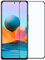 OcioDual Protector de Pantalla Marco Negro Compatible con Xiaomi Redmi Note 10 PRO/MAX Cristal Templado 9H 9D Vidrio Antigolpes
