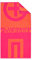 Chiemsee Strandtuch Antigua aus weicher Baumwolle in saugstarkem Velours-Frottier-Mix, nachhaltig und fair, Farbe:Pink und Orange, Größe:100 x 180 cm