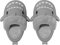 Pantuflas de Tiburón Verano para Mujer Hombre Niño Zapatos de Zapatillas de Ducha Sandalias de Playa y Piscina Shark Slides Slippers Sandalias De Punta Abierta De Secado Rápido,Gris 2, 40/41 EU