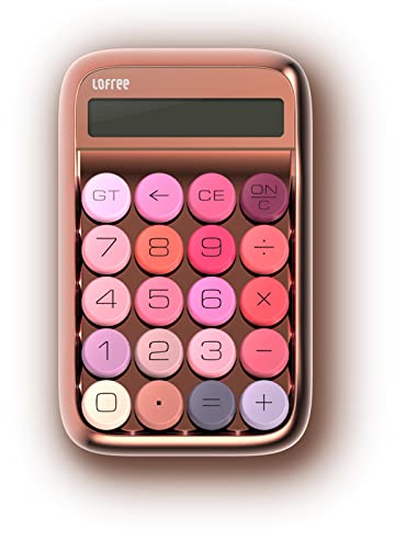 Mechanical Switch Calculator, Cute Jelly Beans Keyboard Calculator, Office Student Exam Calculator, Handheld for Daily and Basic Office, 10-Digit Display Large Screen, Button Detachable