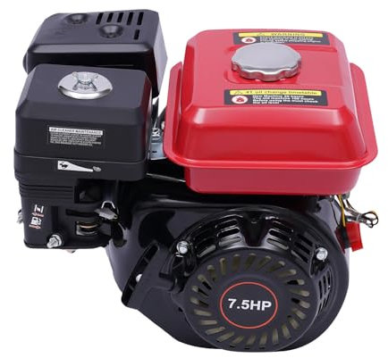 Motore a benzina da 7,5 CV 4 kW GX200, motore a 4 tempi, motore industriale, motore a benzina, per pompe dell'acqua, dosatori, tamponi, trebbiatrici 1 cilindro