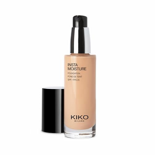 KIKO Milano Instamoisture Foundation 13-5N, Perfektionierende Und Feuchtigkeitsspendende Flüssige Foundation Lsf 25