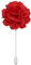 PATIKIL Broche de Boutonnière en Forme de Fleur, Épingle de Revers pour Hommes, Fleur de Camélia pour Costume de Mariage, Remise de Diplôme, Anniversaire, Accessoires de Tenue, Rouge