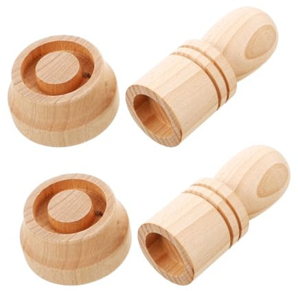 TOYANDONA 2sätze Papiertopf-Werkzeug Aus Holz Kreative Anzuchttopf-Formen DIY-pflanztopf-Maker Hellbraun Flexibel Für Verschiedene Pflanzen Nachhaltig Und Wiederverwendbar