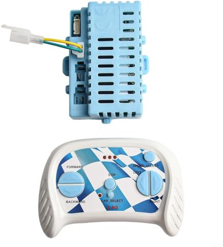 Receptor de control remoto 2.4G 12 V RC para niños con función de coincidencia de frecuencia para vehículos eléctricos (40 A 5P B juego completo)