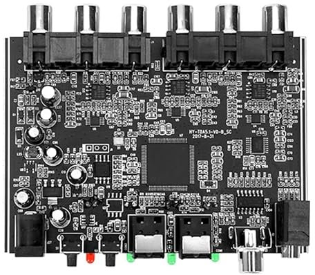 Yieyh 1 PCS 5.1 Channel Audio Decoder Black PCM Digital Optical Coaxial DTS RCA Hifi Stereo Audio Home Theater Decoder Board Amplifier