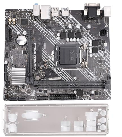 Denash H410M F Computer-Motherboard, 64 GB DDR4 Micro ATX mit PCIe 3.0 X16-Steckplatz und VGA-Ausgang, Für Core Pentium Gold Celeron-Prozessoren der 10. Generation
