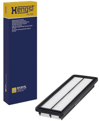 HENGST - Luftfilter E1317L - Luft-Filtereinsatz für KFZ | Hochwertiger Motorluftfilter für Otto- oder Dieselmotor - Schutz für Motoren - Wasserbeständig