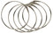 BigDean 5x Warenring Schlüsselring 150mm Ring mit Schnellverschluss