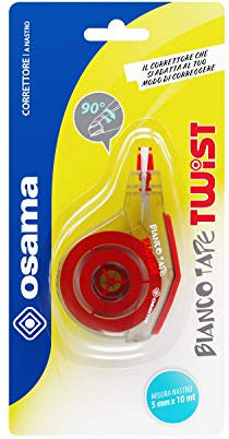 OSAMA BIANCOTAPE TWIST, Korrekturroller 10 Meter - Farblich sortiert