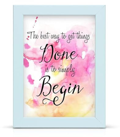 70x50 Cm White Wooden Effect Picture Frame – Wall Mountable | Photo/Poster Frame |Perfect frame for framing jigsaw puzzles.