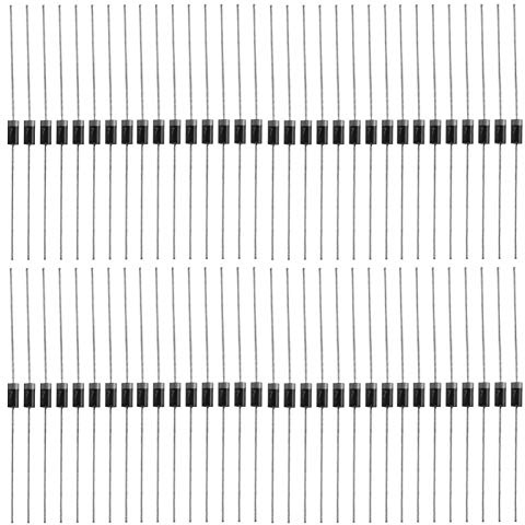 1N4007 Kit d'assortiment de diodes 100pcs 1000V pour composants électroniques