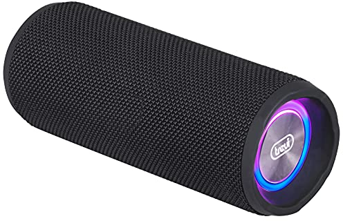 Trevi XR 8A25 Speaker Portatile 14W, Cassa Wireless con Risponditore Vivavoce e Microfono Incorporato, Presa USB, Micro SD, AUX-IN, Wireless e Funzione TWS, Batteria Integrata, Nero