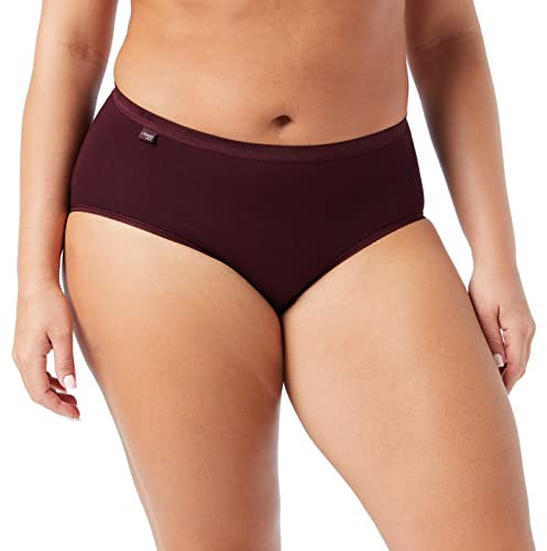 Sloggi Women's Basic+ Midi C3p Underwear, Pink - Dark Combination, 22 UK