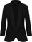 MINTLIMIT Womens Casual Long Sleeve Open Front BlazerSuit Office Work Jacket,Black,S