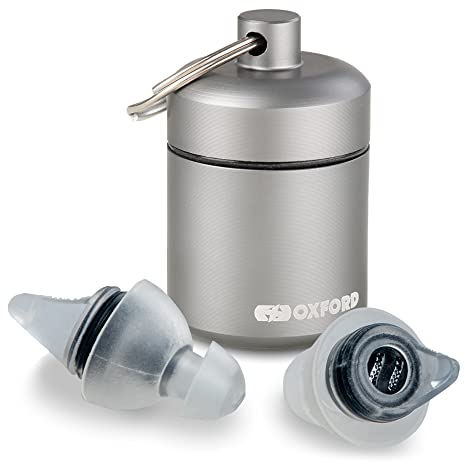 Oxford Unisex Filterbuds Hypoallergenic Reusable Gehörschutz-Ohrstöpsel für Motorrad, weiß, One Size