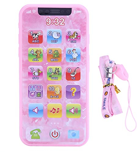 Giocattoli per Telefoni Cellulari per Bambini, Il Mio Primo Giocattolo per Telefonini per Bambini con Riproduzione Musicale Telefono per Bambini Piccoli Che Imparano(5.39 X 2.68 X 0.35in)