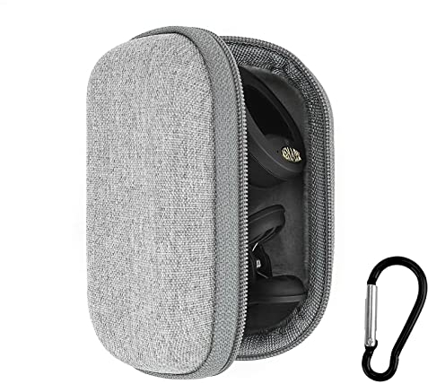 Musiin Hartschalenhülle für Gitarre Bass Ukulele Tuner, kompatibel mit Snark SN1X, SN5X, St-8, Fender FT-1, FCT-2, Aroma, D'Addario Clip On Tuner mit Plektrumhalter (Grau)
